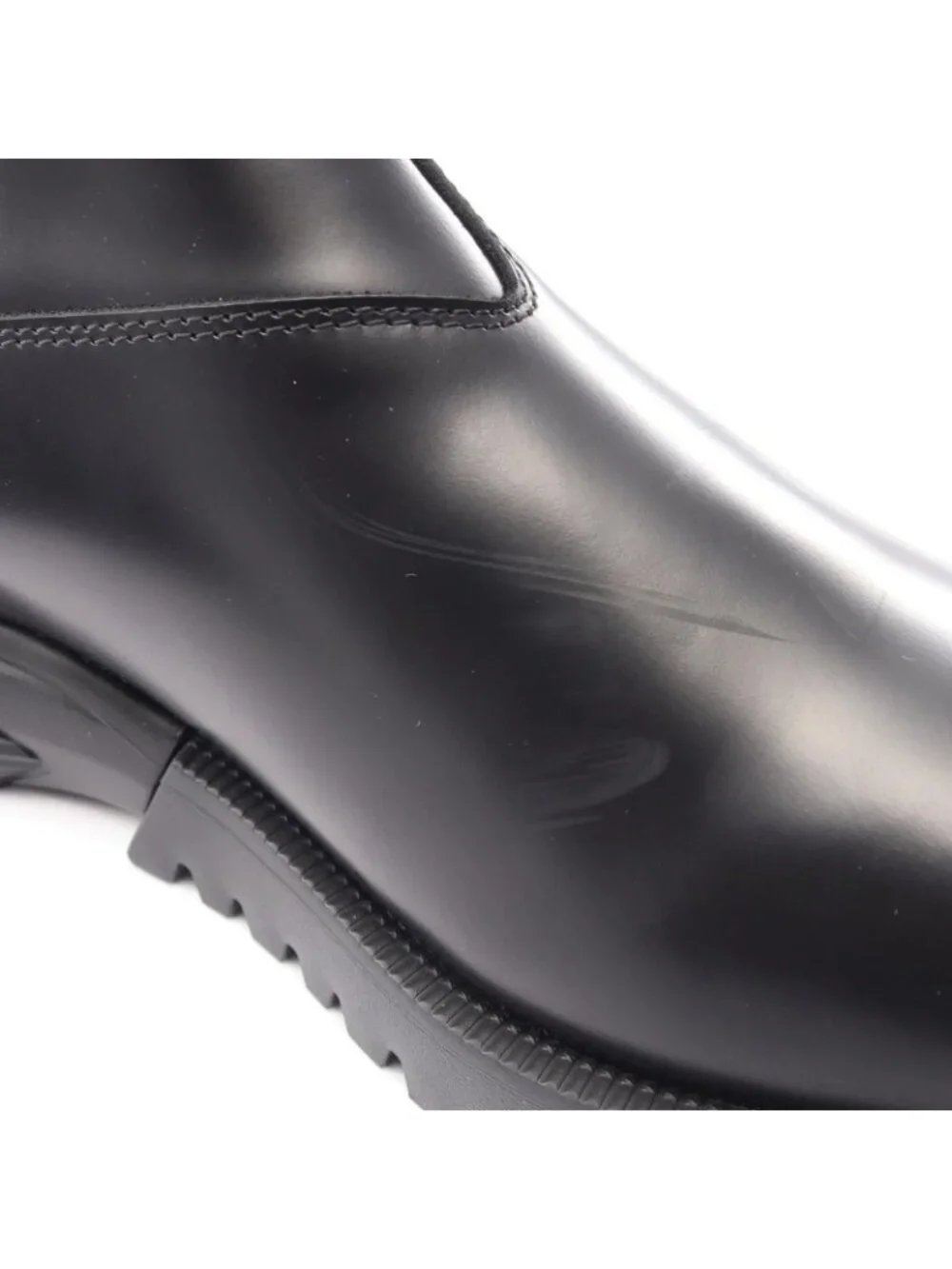 Dior Boots Combat Chelsea Oblique Leather